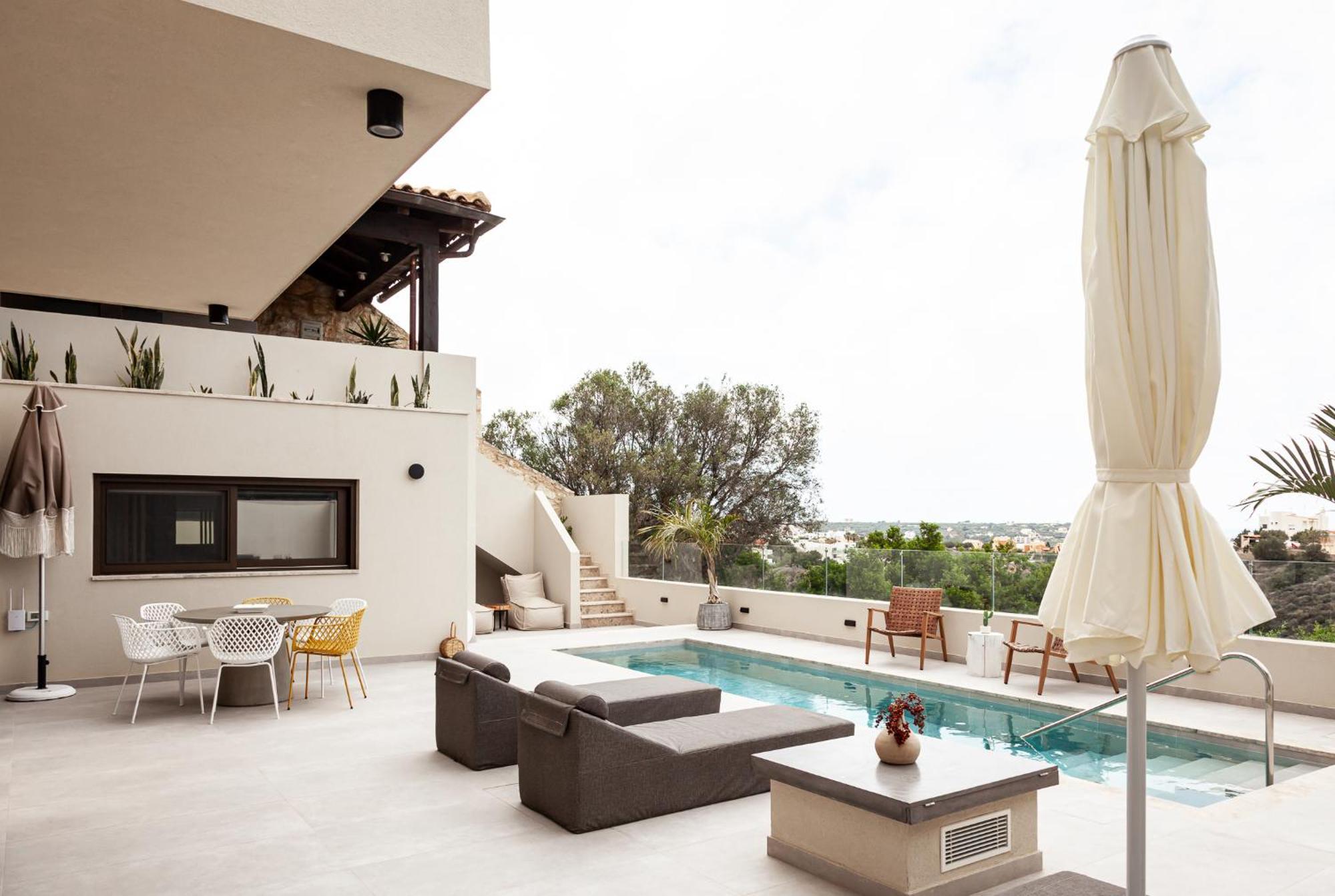Orama Luxury Suite 3 Bedrooms With Private Pool Hersonissos  Exterior foto