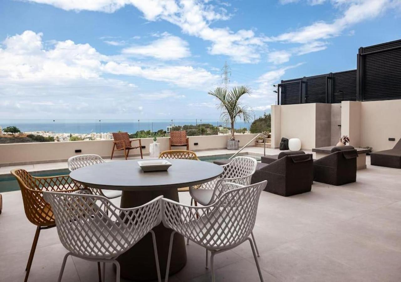 Orama Luxury Suite 3 Bedrooms With Private Pool Hersonissos  Exterior foto